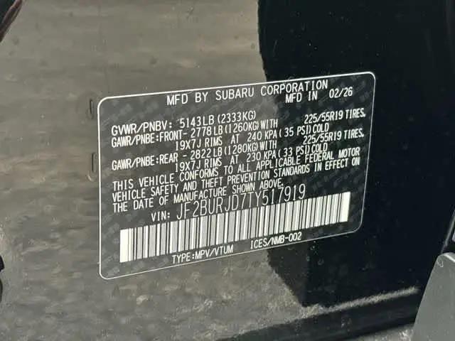2026 Subaru Outback Touring XT
