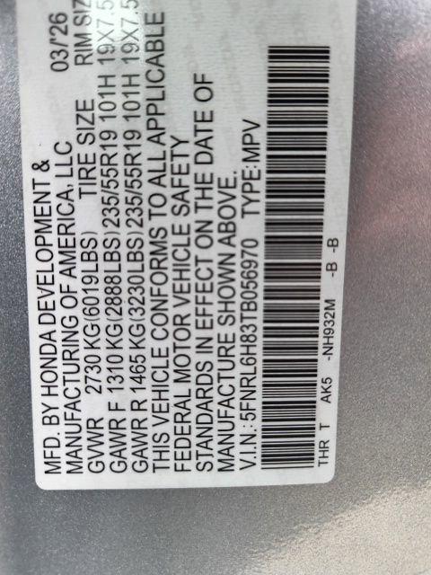 2026 Honda Odyssey Touring