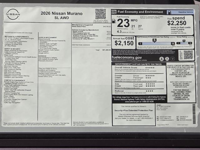 2026 Nissan Murano SL