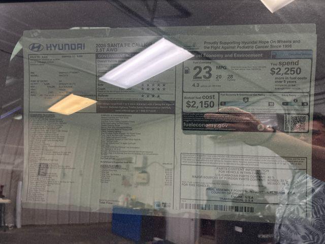 2026 Hyundai Santa Fe Calligraphy