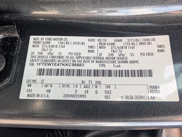2019 Ford F-150 LARIAT