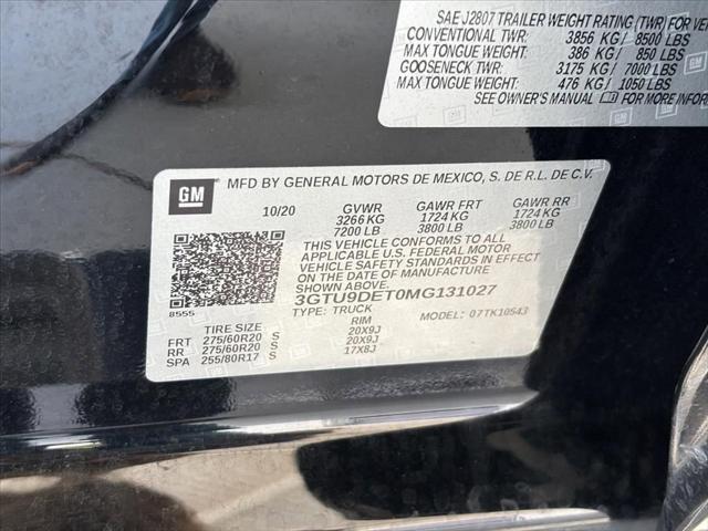 2021 GMC Sierra 1500 4WD Crew Cab Short Box SLT