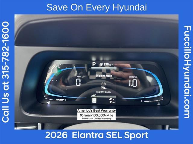 2026 Hyundai Elantra SEL Sport