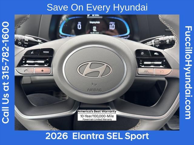 2026 Hyundai Elantra SEL Sport