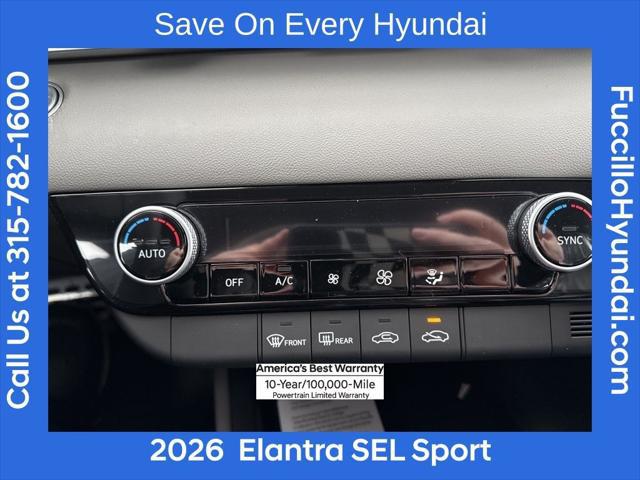 2026 Hyundai Elantra SEL Sport