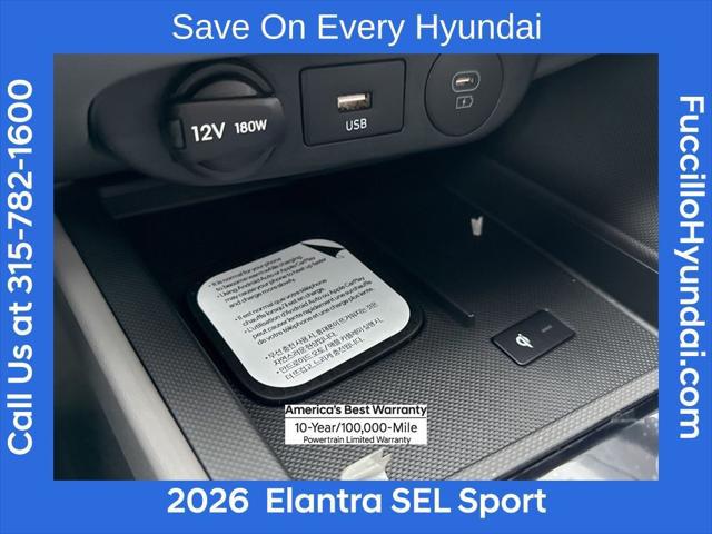 2026 Hyundai Elantra SEL Sport