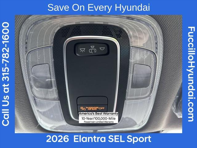 2026 Hyundai Elantra SEL Sport
