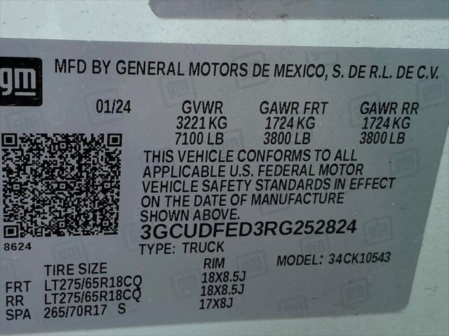 2024 Chevrolet Silverado 1500 4WD Crew Cab Short Bed LT Trail Boss