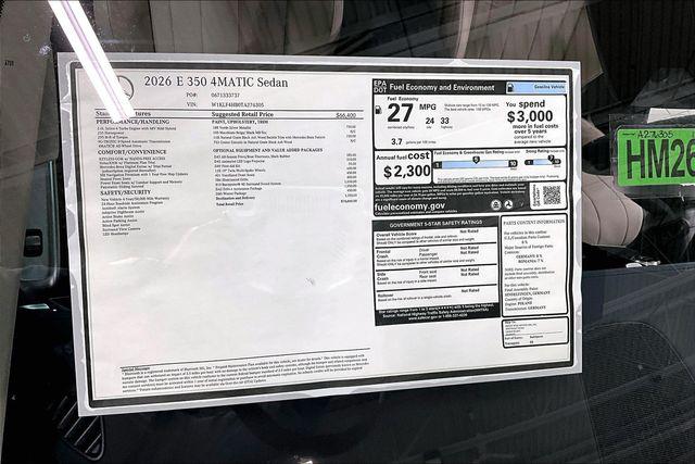 2026 Mercedes-Benz E 350 E 350