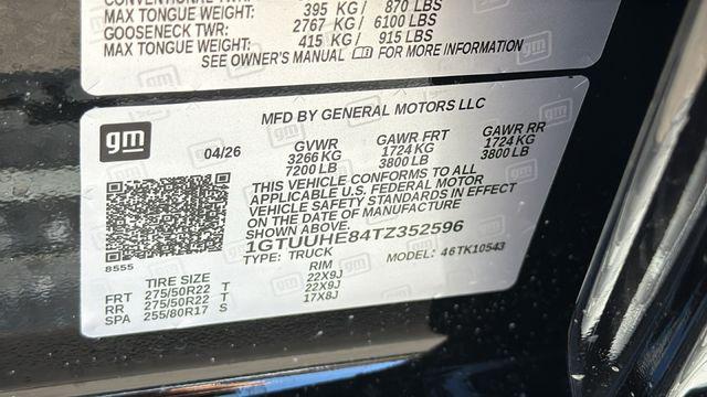 2026 GMC Sierra 1500 Crew Cab, Short Bed, Denali Ultimate, 4WD