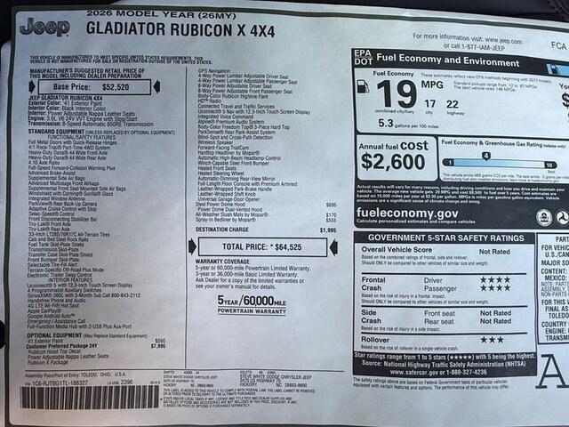2026 Jeep Gladiator Rubicon