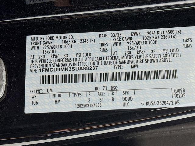 2025 Ford Escape ST-Line