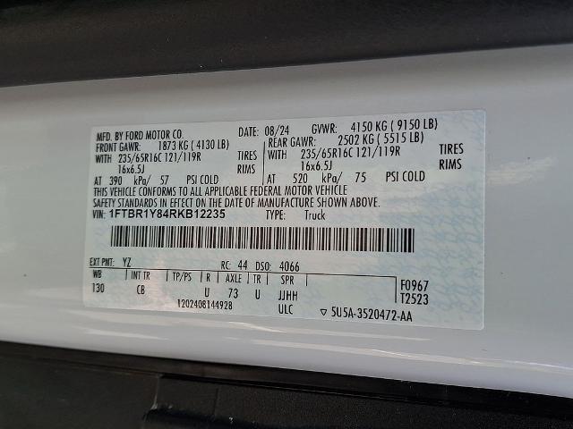 2024 Ford Transit Cargo Van Base