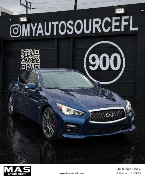 2017 INFINITI Q50 3.0t Red Sport 400 for sale in Hollywood, FL