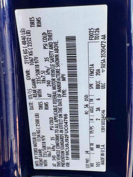2015 Ford Escape Titanium