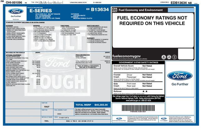 2014 Ford E-350 Super Duty XL