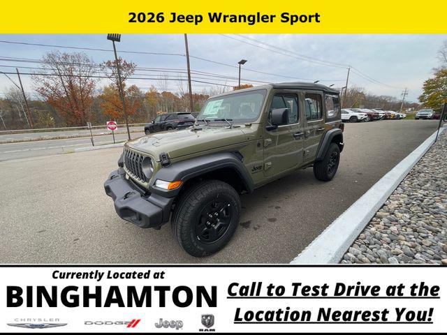 2026 Jeep Wrangler WRANGLER 4-DOOR SPORT