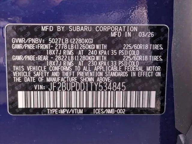 2026 Subaru Outback Limited