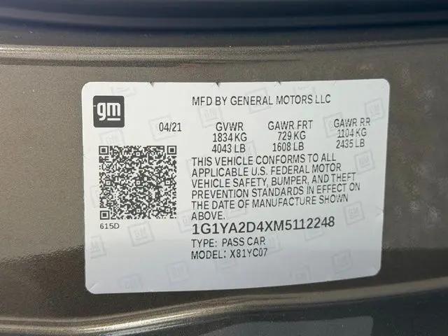 2021 Chevrolet Corvette Stingray RWD Coupe 1LT