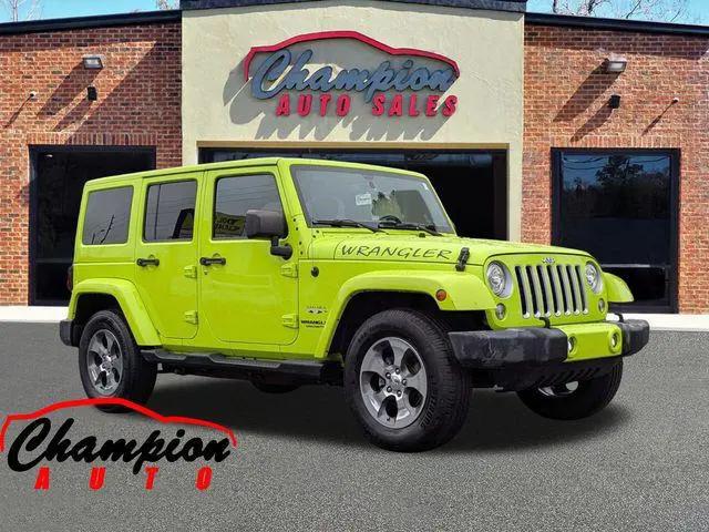 2017 Jeep Wrangler Unlimited Sahara 4x4 for sale in TALLAHASSEE, FL
