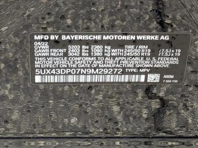 2022 BMW X3 sDrive30i