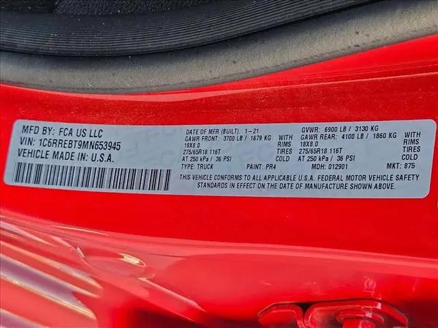 2021 Ram 1500 Big Horn Quad Cab 4x2 6'4" Box