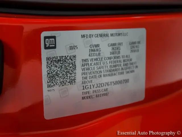 2026 Chevrolet Corvette ZR1 Coupe, 3LZ, RWD