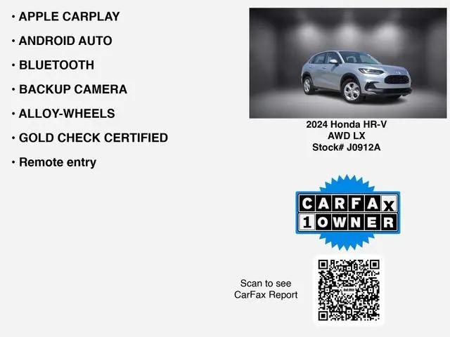 2024 Honda HR-V AWD LX