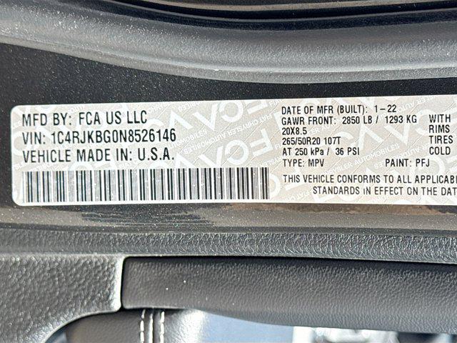 2022 Jeep Grand Cherokee L Limited 4x4