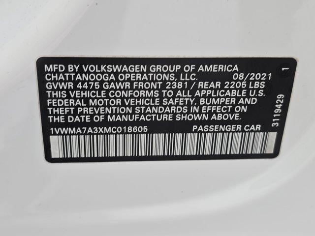 2021 Volkswagen Passat 2.0T R-Line
