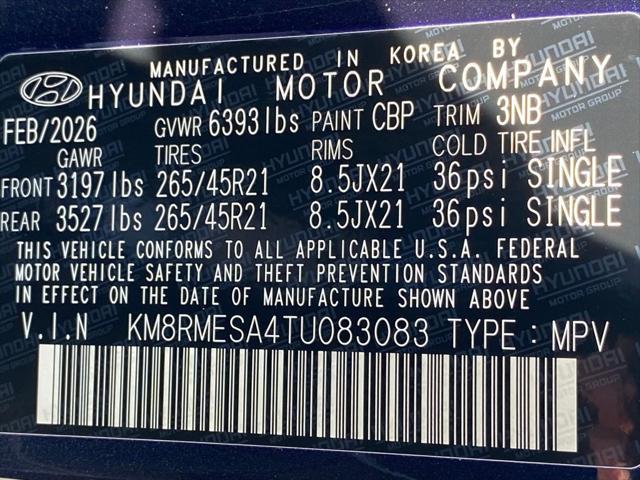 2026 Hyundai Palisade Calligraphy