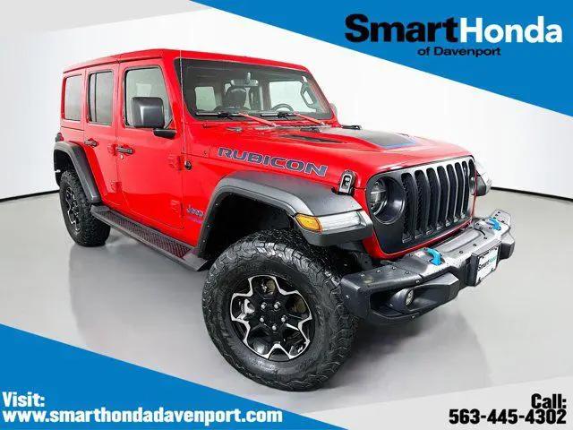 2021 Jeep Wrangler 4xe Unlimited Rubicon 4x4 for sale in Davenport, IA