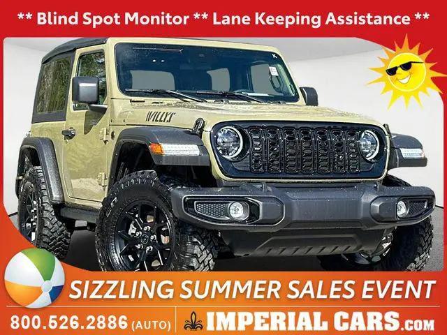 2025 Jeep Wrangler 2-Door Willys 4x4 for sale in Mendon, MA
