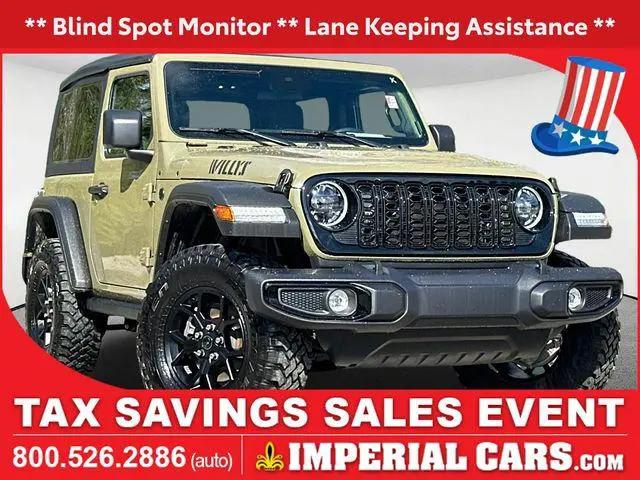 2025 Jeep Wrangler 2-Door Willys 4x4 for sale in Mendon, MA