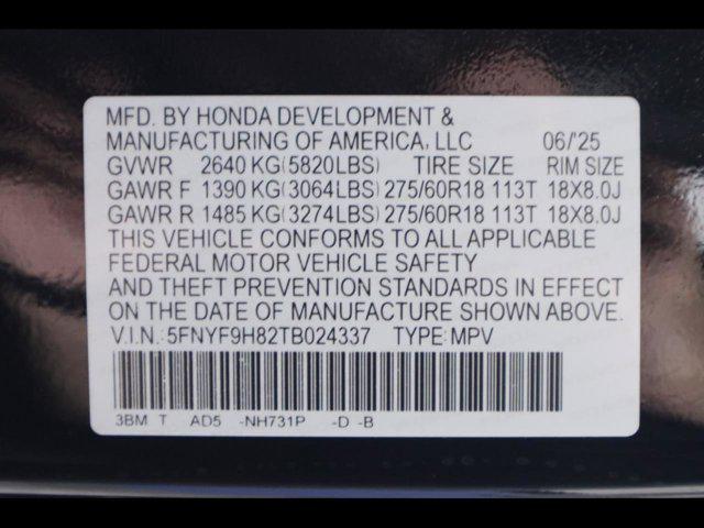 2026 Honda Passport AWD TrailSport Elite