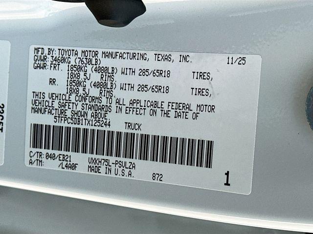 2026 Toyota Tundra TRD Pro Hybrid CrewMax 5.5' Bed