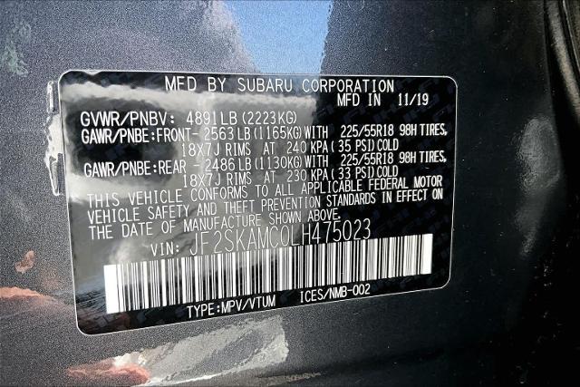 2020 Subaru Forester Sport