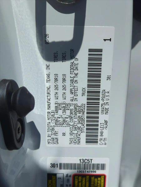 2026 Toyota Tundra SR5 CrewMax 5.5' Bed