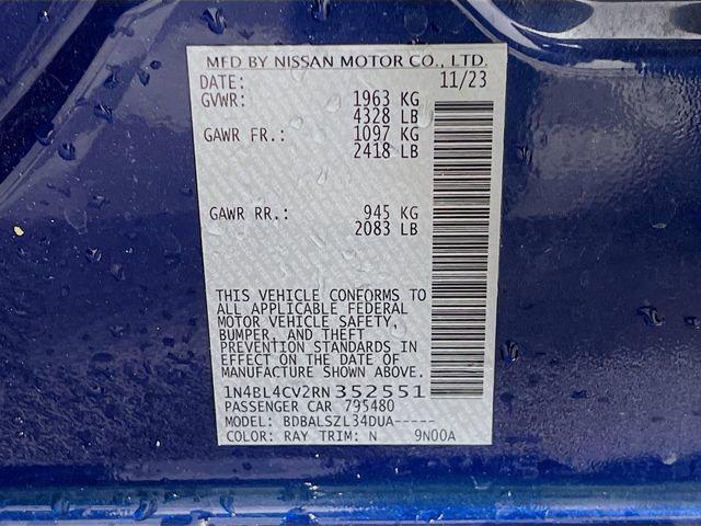 2024 Nissan Altima SR FWD