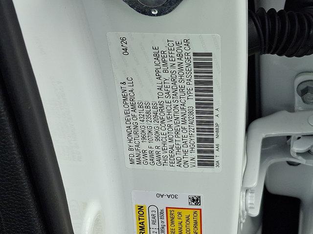 2026 Honda Accord Sedan LX