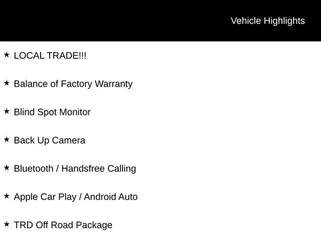 2025 Toyota Tacoma TRD Sport 4WD