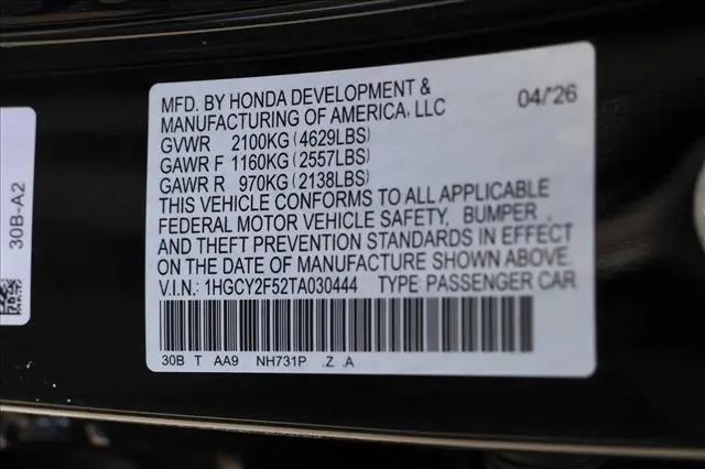 2026 Honda Accord Sedan Sport