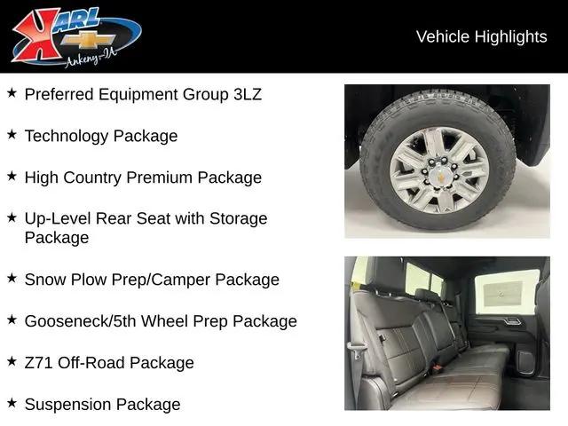 2026 Chevrolet Silverado 2500HD Crew Cab, Standard Bed, High Country, 4WD