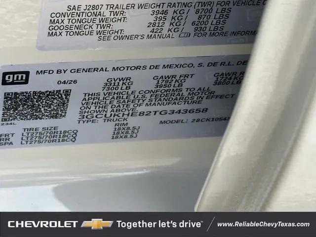 2026 Chevrolet Silverado 1500 4WD Crew Cab Short Bed ZR2