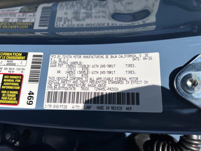 2026 Toyota Tacoma SR5