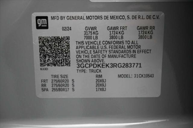 2024 Chevrolet Silverado 1500 4WD Crew Cab Short Bed LT with 2FL