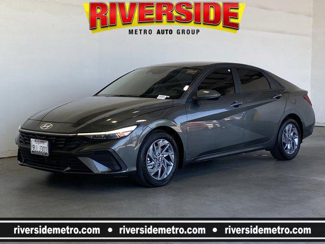 2024 Hyundai Elantra Hybrid Blue for sale in RIVERSIDE, CA
