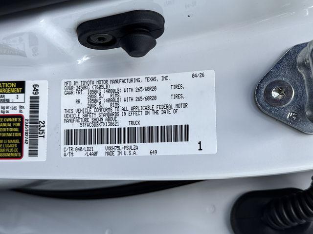2026 Toyota Tundra Limited CrewMax 6.4' Bed