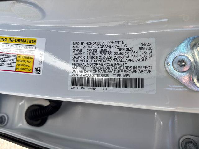 2026 Honda CR-V Hybrid AWD Sport