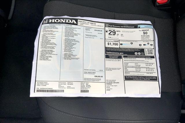 2026 Honda CR-V EX AWD
